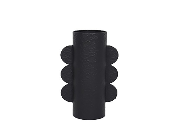 OREJA ΒΑΖΟ 17x10x31cm ΜΕΤΑΛΛΟ ΜΑΥΡΟ