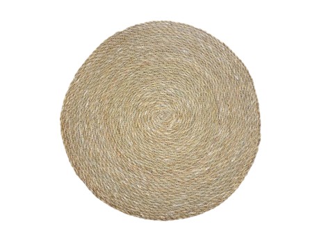 DEL MAR ΣΟΥΠΛΑ 40x40x0.5cm SEAGRASS ΦΥΣΙΚΟ