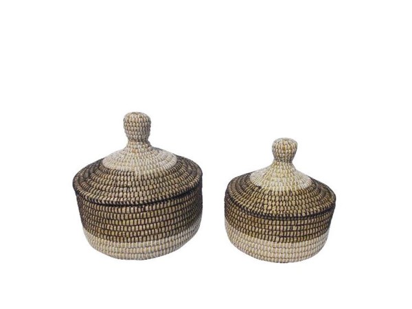 NILE PLEX ΚΑΛΑΘΙ ΜΕ ΚΑΠΑΚΙ SET 2ΤΜΧ 30x30x32cm KANSGRASS ΦΥΣΙΚΟ ΜΑΥΡΟ PVC NILE PLEX ΚΑΛΑΘΙ ΜΕ ΚΑΠΑΚΙ SET 2ΤΜΧ 30x30x32cm KANSGRASS ΦΥΣΙΚΟ ΜΑΥΡΟ PVC