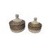 NILE PLEX ΚΑΛΑΘΙ ΜΕ ΚΑΠΑΚΙ SET 2ΤΜΧ 30x30x32cm KANSGRASS ΦΥΣΙΚΟ ΜΑΥΡΟ PVC NILE PLEX ΚΑΛΑΘΙ ΜΕ ΚΑΠΑΚΙ SET 2ΤΜΧ 30x30x32cm KANSGRASS ΦΥΣΙΚΟ ΜΑΥΡΟ PVC