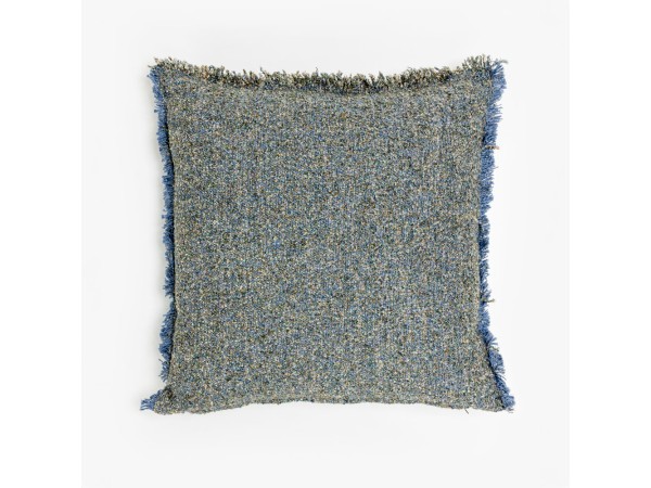 BLUING C ΔΙΑΚΟΣΜΗΤΙΚΟ ΜΑΞΙΛΑΡΙ 50x50cm ΒΑΜΒΑΚΙ ΜΠΛΕ ΒΙΣΚΟΖΗ