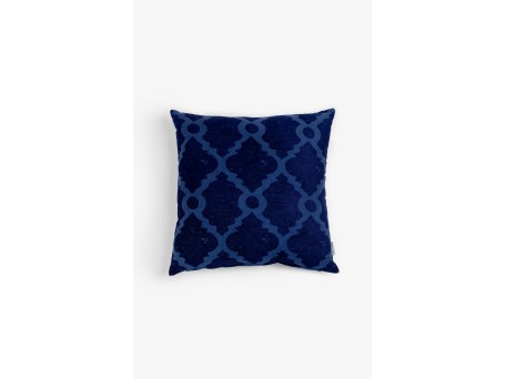 BLUEBERRY B ΔΙΑΚΟΣΜΗΤΙΚΟ ΜΑΞΙΛΑΡΙ 50x50cm ΒΑΜΒΑΚΙ ΜΠΛΕ ΒΕΛΟΥΔΟ