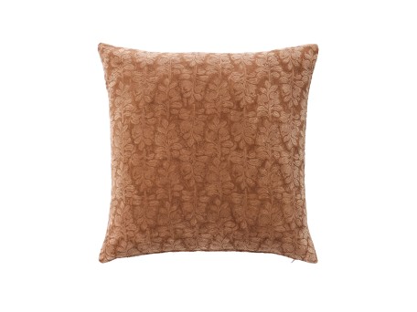 RUSSET A ΔΙΑΚΟΣΜΗΤΙΚΟ ΜΑΞΙΛΑΡΙ 50x50cm ΒΑΜΒΑΚΙ CARAMEL ΜΠΕΖ ΒΙΣΚΟΖΗ