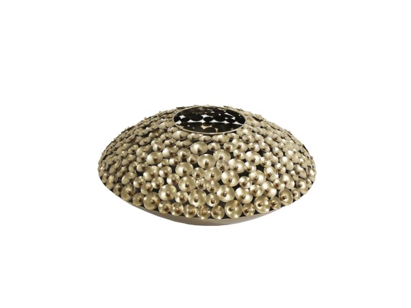 POPPY ΒΑΖΟ 52x52x23cm ΜΕΤΑΛΛΟ ΧΡΥΣΟ ANTIQUE