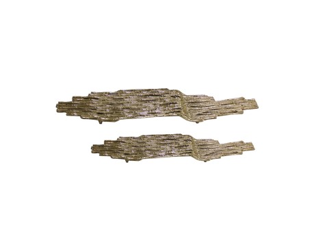 REED ΔΙΣΚΟΣ 74x19x5cm ΑΛΟΥΜΙΝΙΟ ΧΡΥΣΟ ANTIQUE