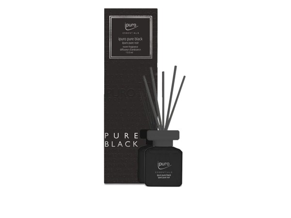 IPURO ESSENTIALS PURE BLACK ΑΡΩΜΑΤΙΚΟ ΧΩΡΟΥ 100ml 6x7x23cm ΓΥΑΛΙ