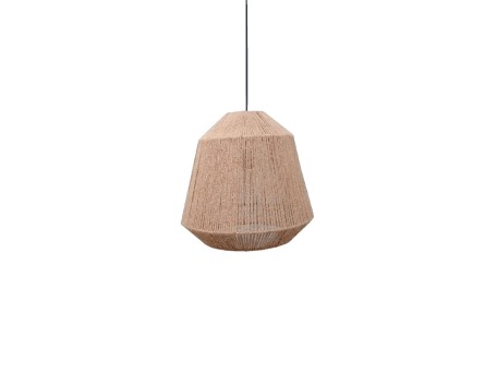 ROPE B ΦΩΤΙΣΤΙΚΟ ΟΡΟΦΗΣ 35x35x37cm ΓΙΟΥΤΑ ΦΥΣΙΚΟ ΜΕΤΑΛΛΟ