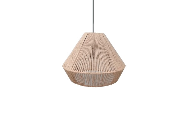 ROPE C ΦΩΤΙΣΤΙΚΟ ΟΡΟΦΗΣ 35x35x26cm ΓΙΟΥΤΑ ΦΥΣΙΚΟ ΜΕΤΑΛΛΟ
