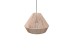 ROPE C ΦΩΤΙΣΤΙΚΟ ΟΡΟΦΗΣ 35x35x26cm ΓΙΟΥΤΑ ΦΥΣΙΚΟ ΜΕΤΑΛΛΟ