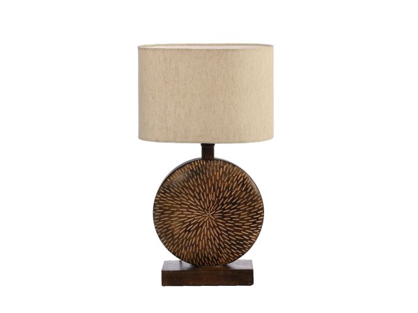 MELVIN ΦΩΤΙΣΤΙΚΟ ΕΠΙΤΡΑΠΕΖΙΟ 25x10x51cm ΞΥΛΟ ΚΑΦΕ ΥΦΑΣΜΑ ΜΠΕΖ MELVIN ΦΩΤΙΣΤΙΚΟ ΕΠΙΤΡΑΠΕΖΙΟ 25x10x51cm ΞΥΛΟ ΚΑΦΕ ΥΦΑΣΜΑ ΜΠΕΖ