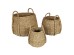 ALMAR ΚΑΛΑΘΙ ΧΕΡΟΥΛΙ SET 3ΤΜΧ 45x45x30cm SEAGRASS ΦΥΣΙΚΟ