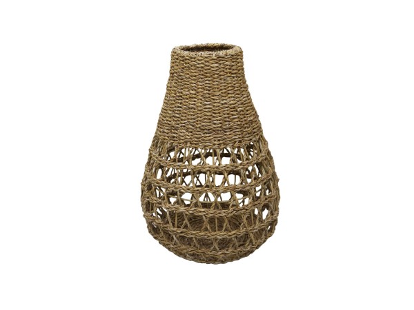 ALMAR ΒΑΖΟ 38x38x50cm SEAGRASS ΦΥΣΙΚΟ ΣΙΔΕΡΟ ALMAR ΒΑΖΟ 38x38x50cm SEAGRASS ΦΥΣΙΚΟ ΣΙΔΕΡΟ