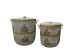 KAIA ΚΑΛΑΘΙ ΜΕ ΚΑΠΑΚΙ SET 2ΤΜΧ 45x45x50cm KANSGRASS ΠΟΛΥΧΡΩΜΟ PVC KAIA ΚΑΛΑΘΙ ΜΕ ΚΑΠΑΚΙ SET 2ΤΜΧ 45x45x50cm KANSGRASS ΠΟΛΥΧΡΩΜΟ PVC