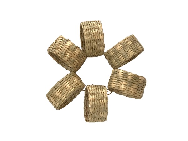 SIFNOS ΔΑΧΤΥΛΙΔΙΑ ΠΕΤΣΕΤΑΣ ΦΑΓΗΤΟΥ 5x5x3cm SEAGRASS ΦΥΣΙΚΟ