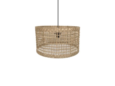 PAROS ΦΩΤΙΣΤΙΚΟ ΟΡΟΦΗΣ 45x45x25cm SEAGRASS ΦΥΣΙΚΟ