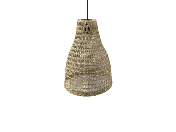 PAROS ΦΩΤΙΣΤΙΚΟ ΟΡΟΦΗΣ 35x35x50cm SEAGRASS ΦΥΣΙΚΟ