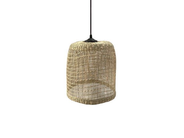 PAROS ΦΩΤΙΣΤΙΚΟ ΟΡΟΦΗΣ 30x30x30cm SEAGRASS ΦΥΣΙΚΟ