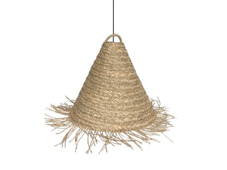 SYROS ΦΩΤΙΣΤΙΚΟ ΟΡΟΦΗΣ 60x60x50cm SEAGRASS ΦΥΣΙΚΟ