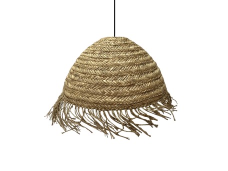 SYROS ΦΩΤΙΣΤΙΚΟ ΟΡΟΦΗΣ 56x56x30cm SEAGRASS ΦΥΣΙΚΟ