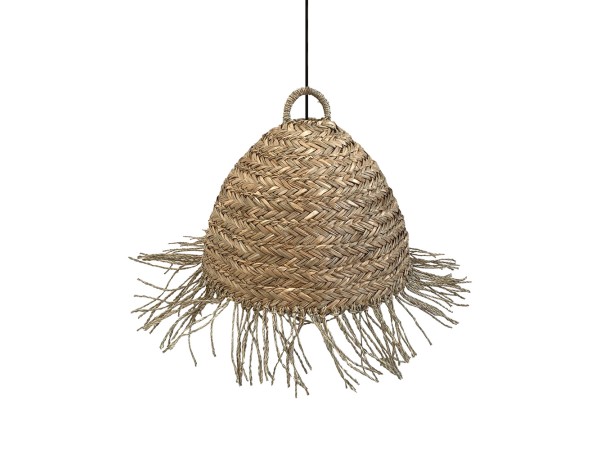 SYROS ΦΩΤΙΣΤΙΚΟ ΟΡΟΦΗΣ 40x40x27cm SEAGRASS ΦΥΣΙΚΟ