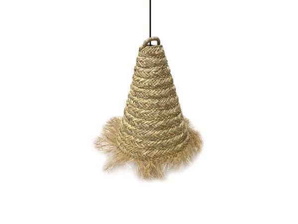 SYROS ΦΩΤΙΣΤΙΚΟ ΟΡΟΦΗΣ 40x40x57cm SEAGRASS ΦΥΣΙΚΟ