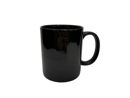 BOLD ΚΟΥΠΑ 8x8x10cm NEW BONE CHINA ΜΑΥΡΟ