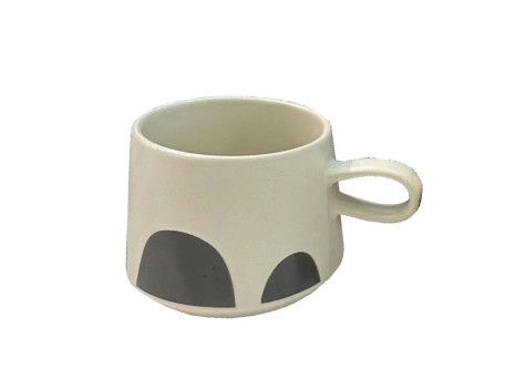 SCANDI ΚΟΥΠΑ 8x8x8cm NEW BONE CHINA ΛΕΥΚΟ ELEPHANT