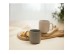 ORIGO ΚΟΥΠΑ 9x9x10cm NEW BONE CHINA ΓΚΡΙ ΣΚΟΥΡΟ