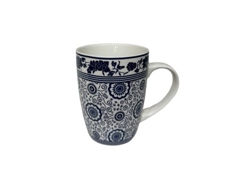 FELICIA ΚΟΥΠΑ 8x8x11cm NEW BONE CHINA ΛΕΥΚΟ ΜΠΛΕ