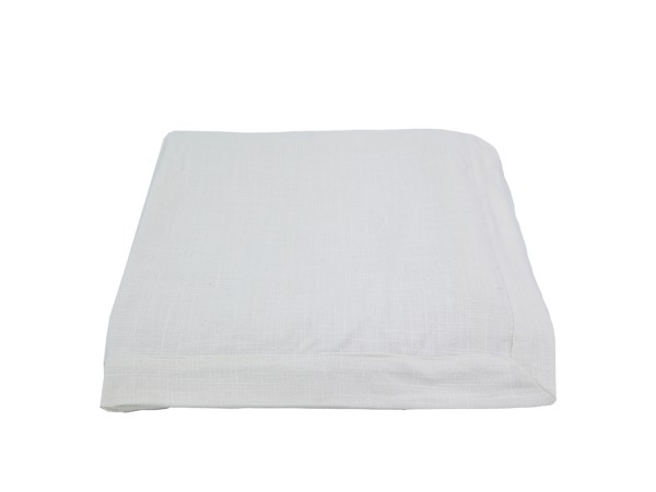 MANTEL BLANC B ΤΡΑΠΕΖΟΜΑΝΤΗΛΟ 240x140cm ΒΑΜΒΑΚΙ ΛΕΥΚΟ