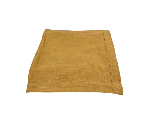 MANTEL MUSTARD B ΤΡΑΠΕΖΟΜΑΝΤΗΛΟ 240x140cm ΒΑΜΒΑΚΙ ΜΟΥΣΤΑΡΔΙ