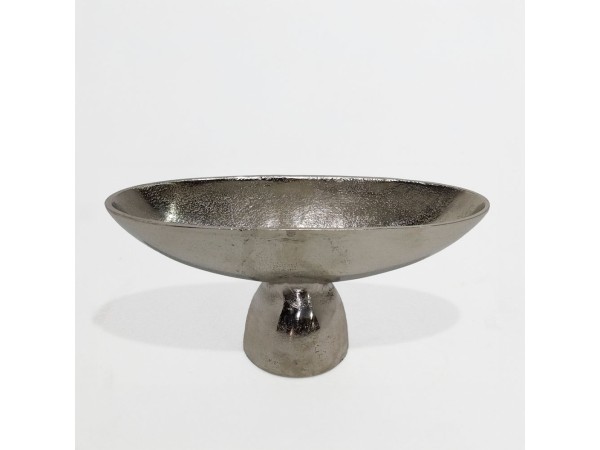 MENDO ΜΠΩΛ ΜΕ ΠΟΔΙ 36x12x15cm ΑΛΟΥΜΙΝΙΟ SILVER NICKEL