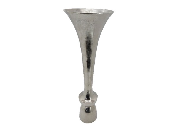 LUXOR ΒΑΖΟ 26x26x79cm ΑΛΟΥΜΙΝΙΟ SILVER NICKEL