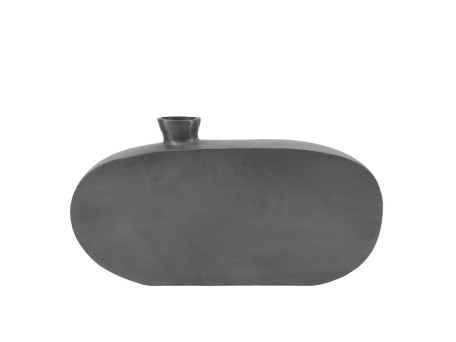 OMNIA ΒΑΖΟ 38x5x23cm ΑΛΟΥΜΙΝΙΟ ΓΚΡΙ