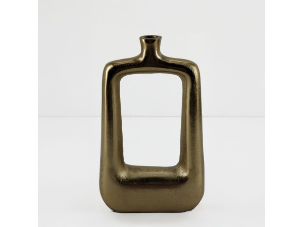 NAZAR ΒΑΖΟ 19x6x32cm ΑΛΟΥΜΙΝΙΟ ΧΡΥΣΟ