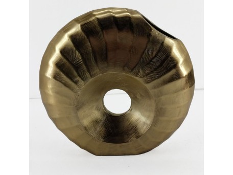 DIONE ΒΑΖΟ 30x8x28cm ΑΛΟΥΜΙΝΙΟ ΧΡΥΣΟ