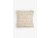 HARSHA ΔΙΑΚΟΣΜΗΤΙΚΟ ΜΑΞΙΛΑΡΙ MACRAME 45x45cm ΒΑΜΒΑΚΙ IVORY POLYESTER