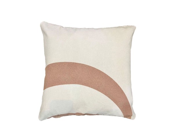 MAYRA A ΔΙΑΚΟΣΜΗΤΙΚΟ ΜΑΞΙΛΑΡΙ 45x45cm ΒΑΜΒΑΚΙ ΜΠΕΖ POLYESTER