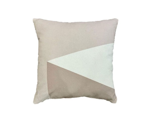 MAYRA C ΔΙΑΚΟΣΜΗΤΙΚΟ ΜΑΞΙΛΑΡΙ 45x45cm ΒΑΜΒΑΚΙ ΜΠΕΖ POLYESTER