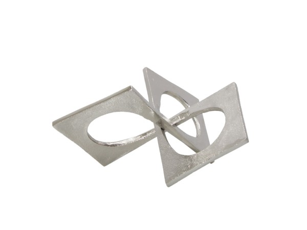 RENOIR ΔΙΑΚΟΣΜΗΤΙΚΟ ΚΟΜΠΟΣ 23x23x14cm ΑΛΟΥΜΙΝΙΟ ΑΣΗΜΙ