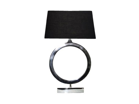 ODILON ΦΩΤΙΣΤΙΚΟ ΕΠΙΤΡΑΠΕΖΙΟ 41x28x51cm ΑΤΣΑΛΙ ΑΣΗΜΙ ΜΑΥΡΟ