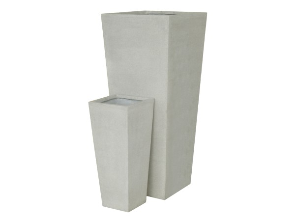 SAVANNAH ΓΛΑΣΤΡΑ 32x32x76cm ΤΣΙΜΕΝΤΟ ΓΚΡΙ