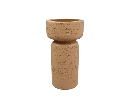 INGER ΚΗΡΟΠΗΓΙΟ 11x11x21cm POLYRESIN TERRACOTTA