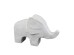TOFI ΔΙΑΚΟΣΜΗΤΙΚΟ ΕΛΕΦΑΝΤΑΣ 24x9x15cm POLYRESIN ΛΕΥΚΟ