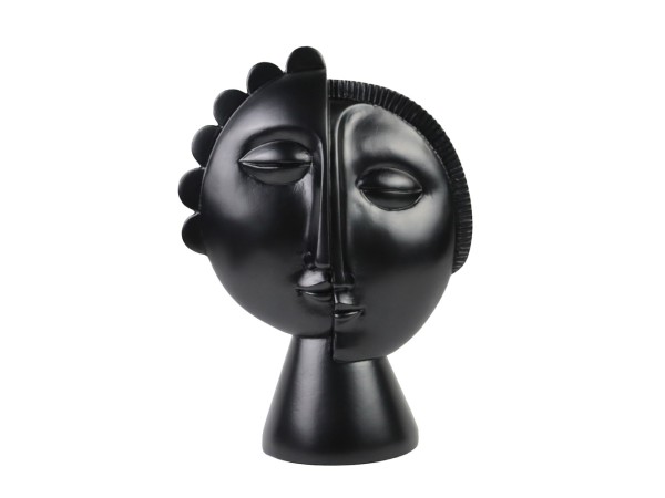 LOKI ΔΙΑΚΟΣΜΗΤΙΚΟ ΠΡΟΣΩΠΟ 18x9x25cm POLYRESIN ΜΑΥΡΟ