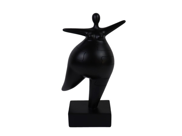 KELDA ΔΙΑΚΟΣΜΗΤΙΚΗ ΦΙΓΟΥΡΑ 16x10x27cm POLYRESIN ΜΑΥΡΟ