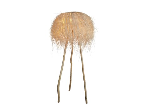 MANILA ΦΩΤΙΣΤΙΚΟ ΕΠΙΔΑΠΕΔΙΟ 70x70x135cm RATTAN ΦΥΣΙΚΟ ΞΥΛΟ