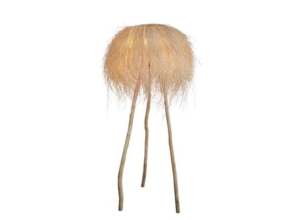 MANILA ΦΩΤΙΣΤΙΚΟ ΕΠΙΔΑΠΕΔΙΟ 70x70x135cm RATTAN ΦΥΣΙΚΟ ΞΥΛΟ