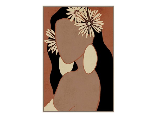 BELEZA SAGRADA ΠΙΝΑΚΑΣ ΔΙΑΚΟΣΜΗΣΗΣ 83x123x4cm ΚΑΜΒΑΣ ΠΟΛΥΧΡΩΜΟ ΞΥΛΟ ΦΥΣΙΚΟ