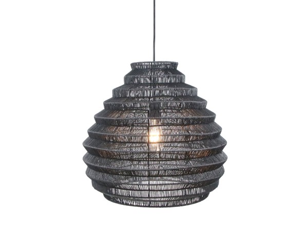 SOLEIL ΦΩΤΙΣΤΙΚΟ ΟΡΟΦΗΣ 49x49x45cm ΜΕΤΑΛΛΟ ΜΑΥΡΟ ΣΧΟΙΝΙ